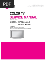 Color TV: Service Manual