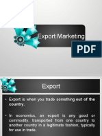 Export Mktg