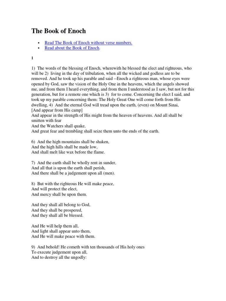The Book of Enoch | PDF | Book Of Enoch | Mythology