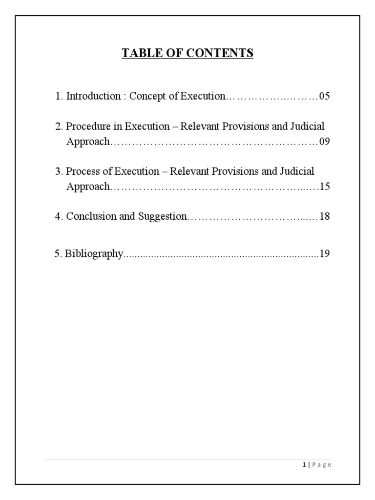 An Analysis of the Concept, Procedure, and Process of Execution of Court Decrees and Orders