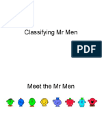 Classifying MR Men Example of An Identification Key