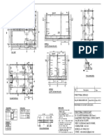Pump room cover slab and sump plans