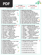 Am/is/are + Past Participle Was/were + Past Participle Will + Be+ Past Participle