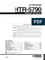 Yamaha HTR5790 AV Receiver - Service Manual PDF