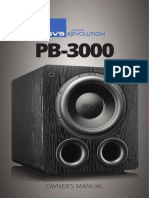 SVS PB3000 Subwoofer PDF