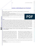 Review of Consumer Awareness Understanding and Use of Foodbased Dietary Guidelines