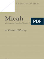 (Septuagint Commentary) W. Edward Glenny - Micah - A Commentary Based On Micah in Codex Vaticanus (2015, Brill Academic Publishers) PDF