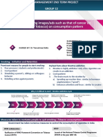 Effects of Warning Images/ads Such As That of Cancer On Cigarettes (Tobacco) On Consumption Pattern