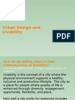 Urban Design and Livability