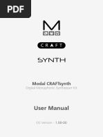 User Manual: Modal Craftsynth