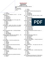 Bagian Kedua Tes Bahasa Inggris (NOMOR 121 S.D. 180) Structure and Written Expression