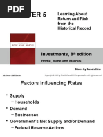 Investments, 8 Edition: Learning About Return and Risk From The Historical Record