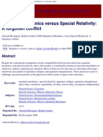 PhilSci Archive - Quantum Mechanics Versus Special Relativity