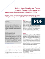 Damasio e Vasconcelos (2019) - Origens Brasileiras Das Ciências Da Comunicação - Artigo Comentário e Réplica (QT) PDF