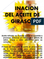 Refinacion Del Aceite de Girasol PDF