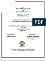 Report On Karvy Mutual Fund Services