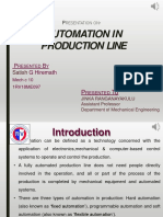 Automation in Production Line