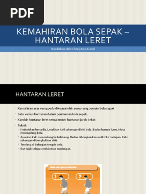 Kemahiran Bola Sepak Hantaran Leret Pdf