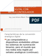 Conversión Analógica Digital Con Microcontrolador Atmega