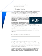 2011 HP Catalyst Initiative: Request For Proposals - Consortia Members