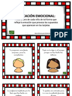 Tarjetas Dibujar Emociones PDF