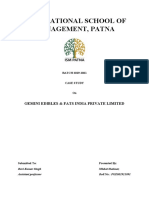 International School of Management, Patna: Gemini Edibles & Fats India Private Limited