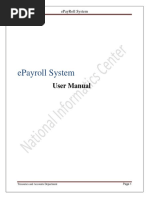 Epayroll System: User Manual