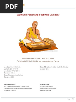 Drik Panchang Hindu Festivals V1 0 0 Lunisolar Calendars Hindu Behaviour And Experience