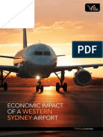 Economic Impact of A Western Sydney Airport PDF