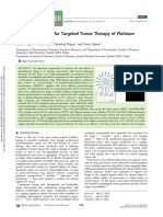 Glyconanoparticles For Targeted Tumor Therapy of Platinum Anticancer Drug