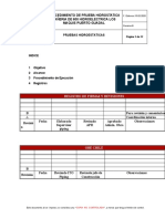 Procedimiento Prueba Hidrostatica JC, Obe