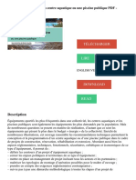 Concevoir et construire un centre aquatique ou une piscine publique PDF - Télécharger, Lire.pdf