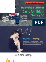 Robotics Summer Camp for Kids in Surrey BC