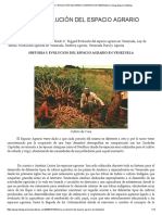 HISTORIA Y EVOLUCIÓN DEL ESPACIO AGRARIO DE VENEZUELA - Geografiaucv's Weblog