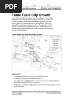 Renaissance and Reformation Trade Activity PDF