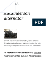 Alexanderson Alternator - Wikipedia