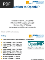 OpenMP 01 Introduction