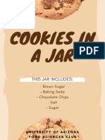 Light Brown Cookies Fundraiser Flyer