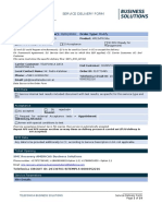 Service Delivery Form: Form Date (Day/month/year) : 19/02/2020 Order Type: Modify