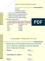 12.3 - Molecular Formula Determination