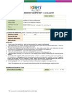 Assessment Coversheet - Individual (Vet)