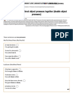 Using Direct and Indirect Object Pronouns Together