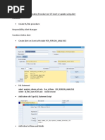 Executing Procedure On SIT Insert or Update Using Alert