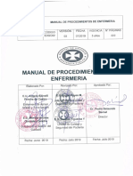 Manual de Procedimientos de EnfermerÃ - A V3 PDF