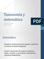 Taxonomía y Sistemática