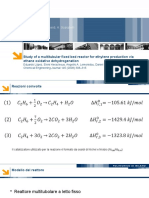 Study of A Multitubular Fixed Bed Reactor - Rev