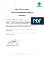 Certificacion Laboral