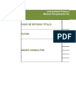 Tercera Entrega Plantilla en Excel