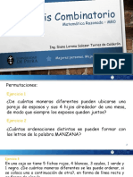 12.3.PPT Análisis Combinatorio - Ejercicios PDF