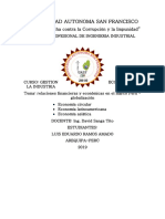 Relaciones Financieras y Economicas en el marco Peru-Globalizacion